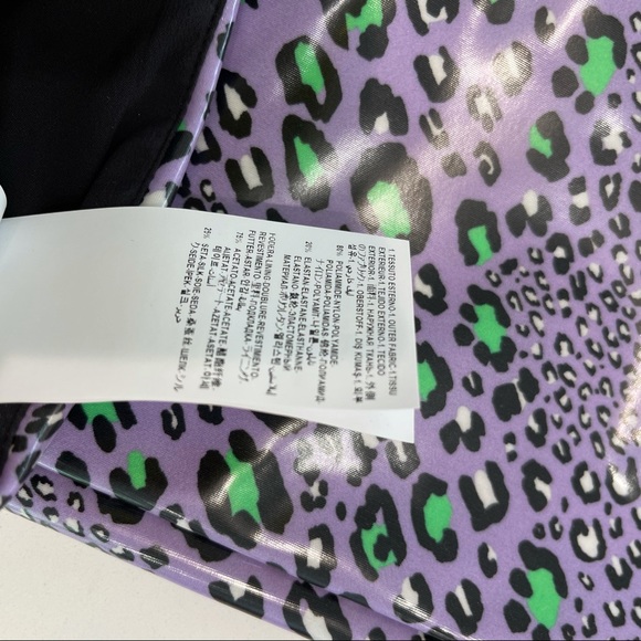 SOLD🚫AUTHENTIC NWOT Versace Purple Leopard Pants IT36 - Picture 12 of 14